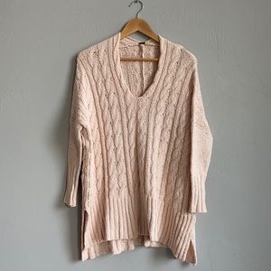 Free people tunic style knit sweater size XS